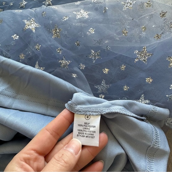 One Shoulder Tulle Maxi Dress - Picture 5 of 5